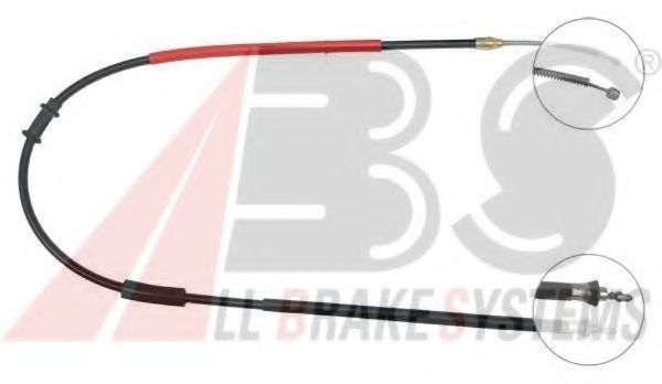Трос, стояночная тормозная система A.B.S. K14337
