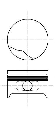 Поршень NÜRAL 87-104200-00