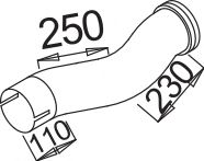 Труба выхлопного газа ZARA 9329