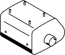 Средний / конечный глушитель ОГ DINEX 49365