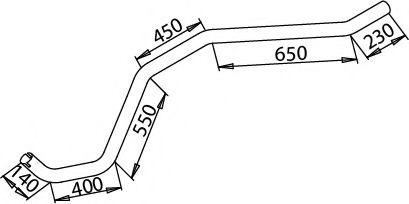 Труба выхлопного газа IMASAF 4475