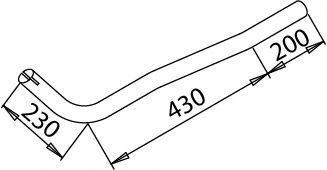 Труба выхлопного газа ZARA 9313