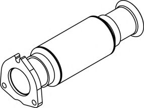 Труба выхлопного газа DINEX 66145