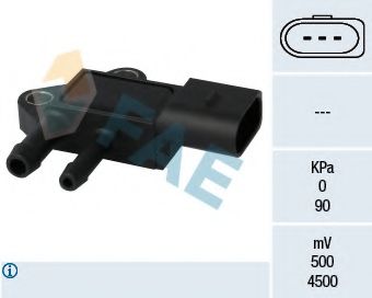 Датчик, давление выхлопных газов FAE 16101