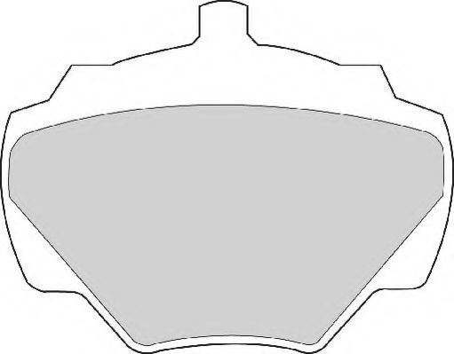 Комплект тормозных колодок, дисковый тормоз NECTO FD6700A