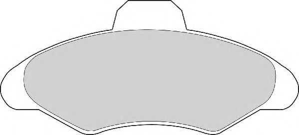 Комплект тормозных колодок, дисковый тормоз NECTO FD6314A
