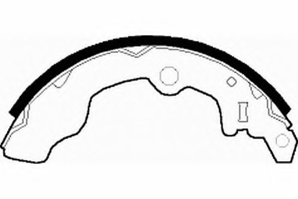 Комплект тормозных колодок NECTO N1446