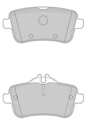 Комплект тормозных колодок, дисковый тормоз NECTO FD7601A