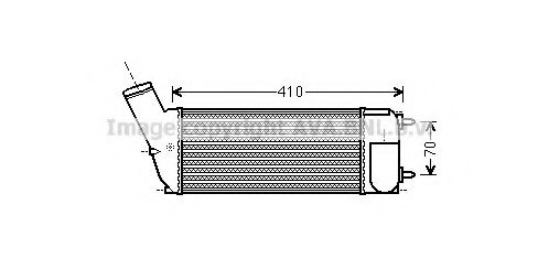 Интеркулер AVA QUALITY COOLING CNA4268