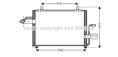Конденсатор, кондиционер AVA QUALITY COOLING DW5084