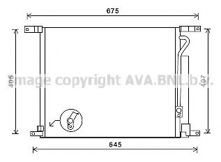 Конденсатор, кондиционер AVA QUALITY COOLING DWA5139D