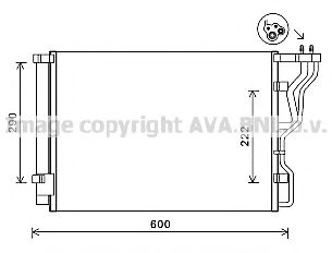 Конденсатор, кондиционер AVA QUALITY COOLING HY5299D