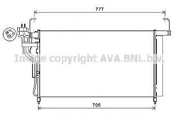 Конденсатор, кондиционер AVA QUALITY COOLING HY5347D