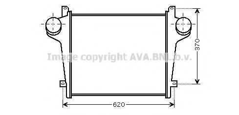 Интеркулер AVA QUALITY COOLING IV4091