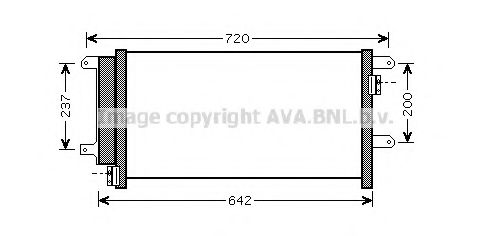 Конденсатор, кондиционер AVA QUALITY COOLING IV5089