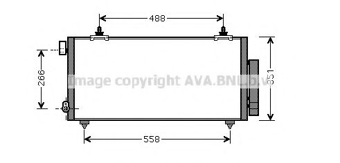Конденсатор, кондиционер AVA QUALITY COOLING TO5381D