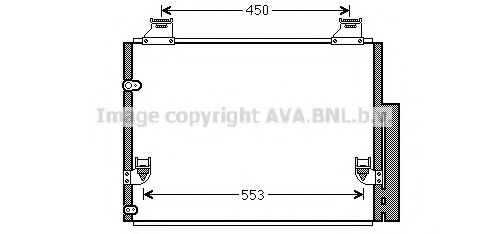 Конденсатор, кондиционер AVA QUALITY COOLING TO5563D