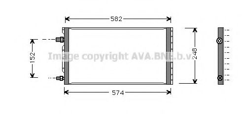 Конденсатор, кондиционер AVA QUALITY COOLING UV5006