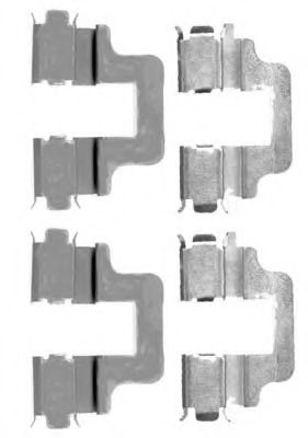 Комплектующие, колодки дискового тормоза MGA A297
