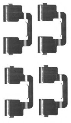 Комплектующие, колодки дискового тормоза MGA A307