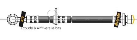 Тормозной шланг MGA F6457