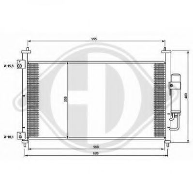 Конденсатор, кондиционер DIEDERICHS 8521000