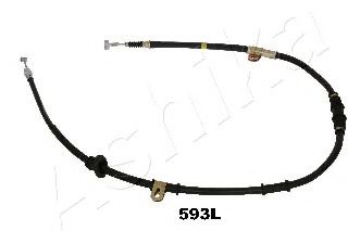 Трос, стояночная тормозная система ASHIKA 131-05-593L