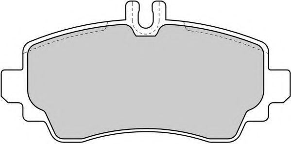 Комплект тормозных колодок, дисковый тормоз DURON DBP221303