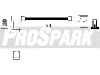 Комплект проводов зажигания STANDARD OES1202