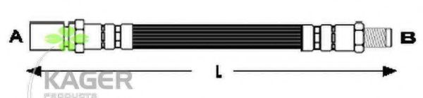 Тормозной шланг KAGER 38-0506