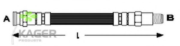 Тормозной шланг KAGER 38-0608