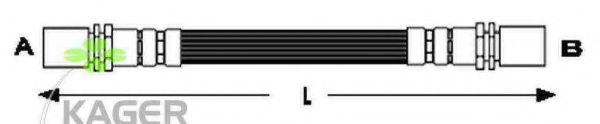 Тормозной шланг KAGER 38-0701