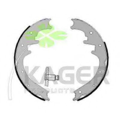 Комплект тормозных колодок KAGER 34-0297