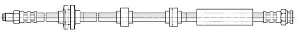 Тормозной шланг KAWE 511415