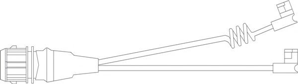 Сигнализатор, износ тормозных колодок OEMparts 29083