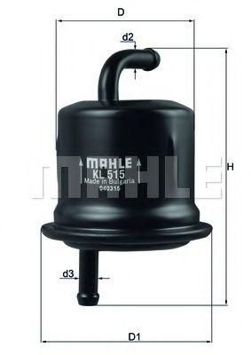 Топливный фильтр MAHLE ORIGINAL KL 515