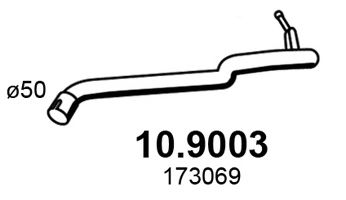 Труба выхлопного газа ASSO 10.9003