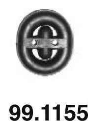 Кронштейн, система выпуска ОГ ASSO 99.1155