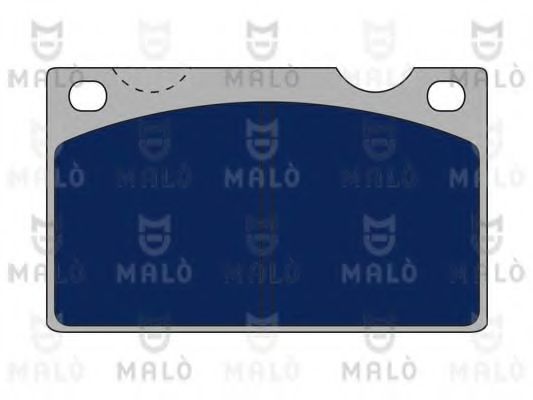 Комплект тормозных колодок, дисковый тормоз MALÒ 1050791