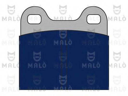 Комплект тормозных колодок, дисковый тормоз MALÒ 1050839