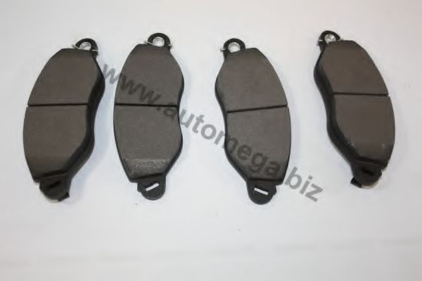 Комплект тормозных колодок, дисковый тормоз AUTOMEGA 30104650168