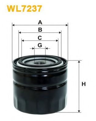 Масляный фильтр WIX FILTERS WL7237