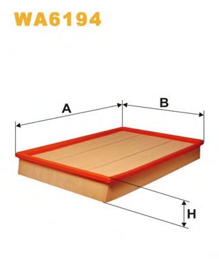 Воздушный фильтр WIX FILTERS WA6194
