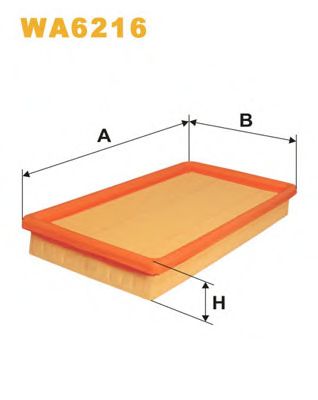 Воздушный фильтр WIX FILTERS WA6216
