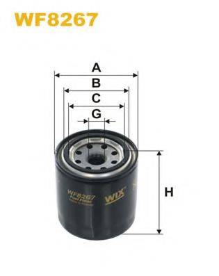 Топливный фильтр WIX FILTERS WF8267
