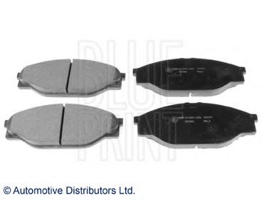 Комплект тормозных колодок, дисковый тормоз BLUE PRINT ADT342123