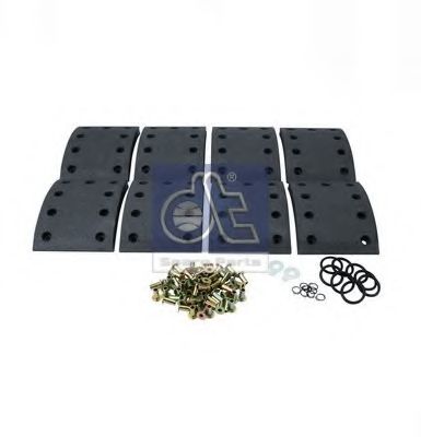 Комплект тормозных башмаков, барабанные тормоза DT 17238