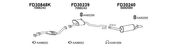 Система выпуска ОГ VENEPORTE 300448