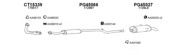 Система выпуска ОГ VENEPORTE 450007