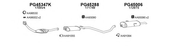 Система выпуска ОГ VENEPORTE 450211